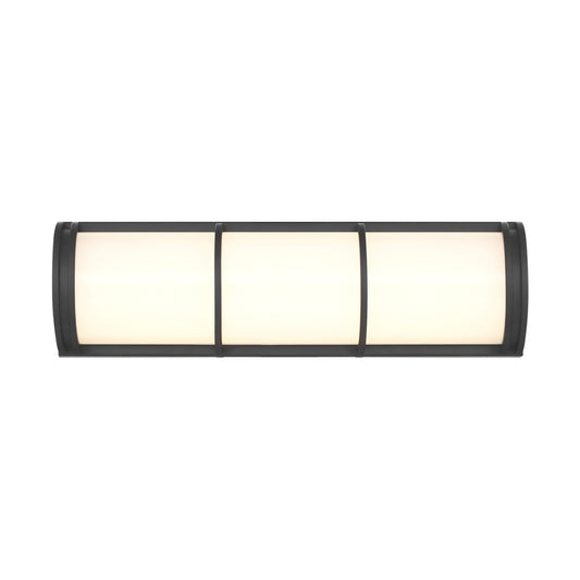Savoy House Harper LED 16" Bath Sconce, White, Matte Black - 8-4204-16-BK