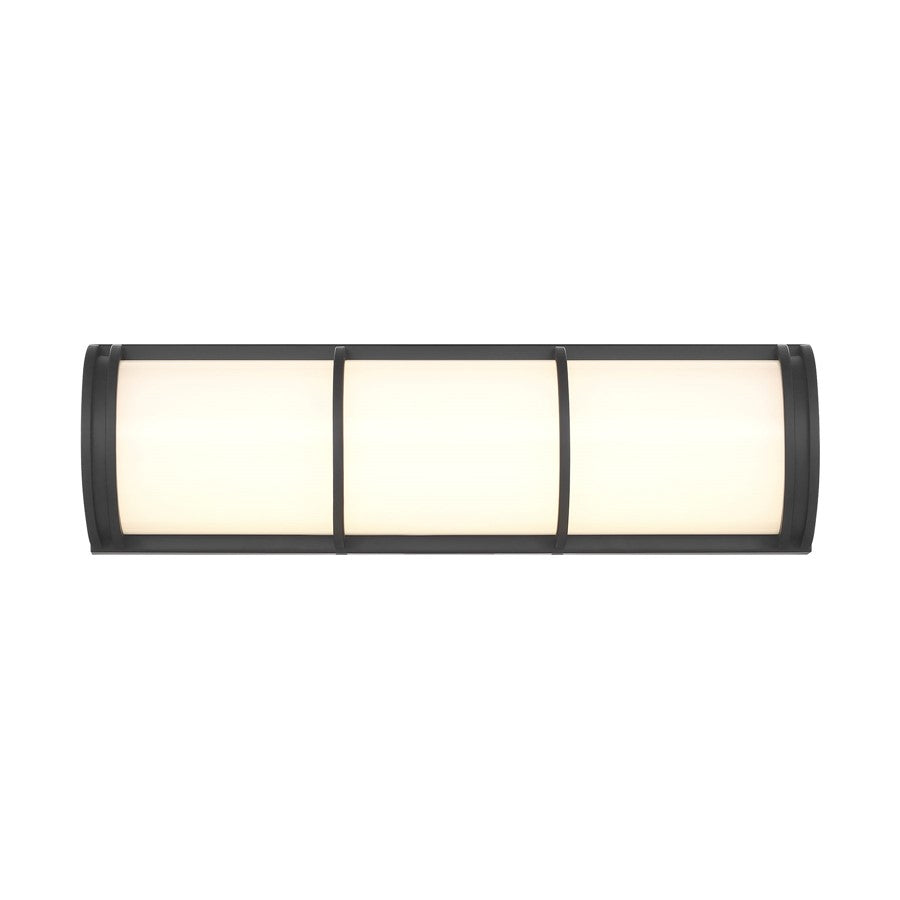 Savoy House Harper LED 16" Bath Sconce, White, Matte Black
