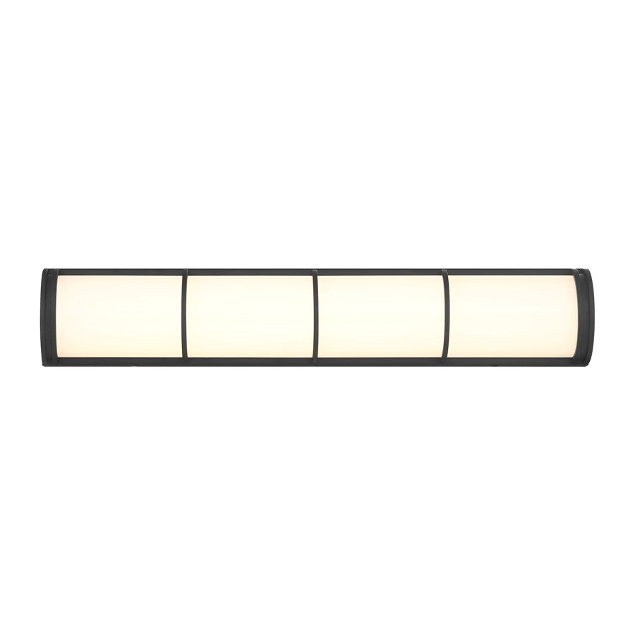 Savoy House Harper LED 26" Bath Sconce, White, Matte Black