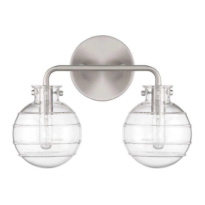 Savoy House Mason 2-Light Bathroom Vanity Light, Satin Nickel