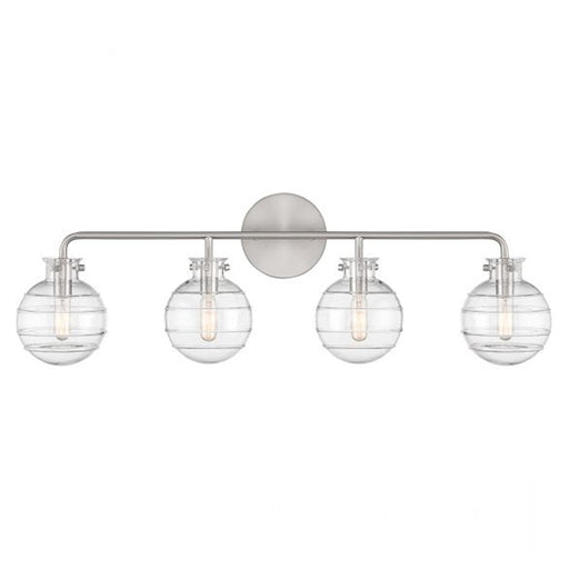 Savoy House Mason 4-Light Bathroom Vanity Light, Satin Nickel - 8-4300-4-SN