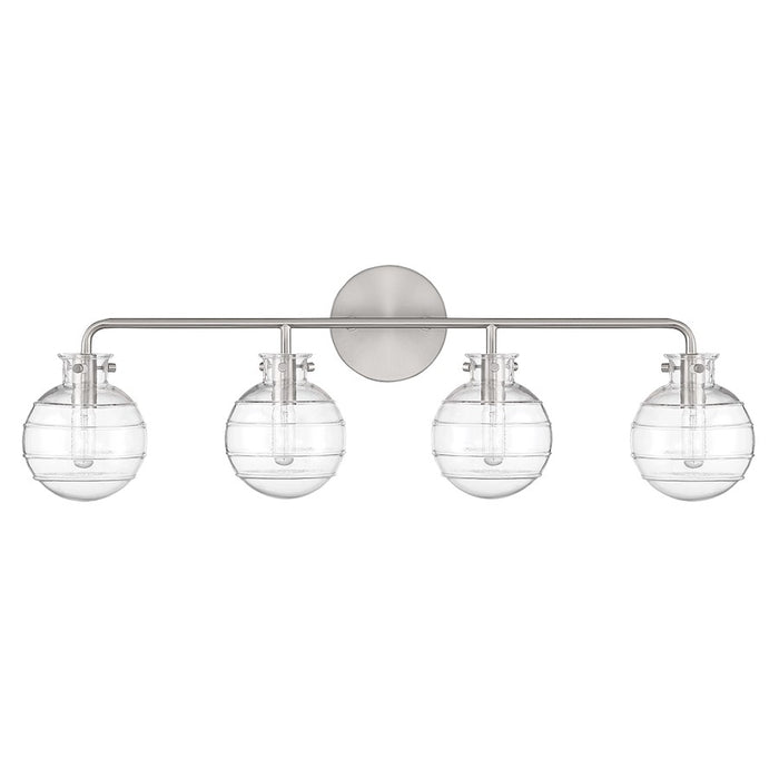 Savoy House Mason 4-Light Bathroom Vanity Light, Satin Nickel