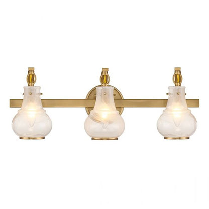 Savoy House Adams 3-Light Bathroom Vanity Light, Warm Brass - 8-4417-3-322