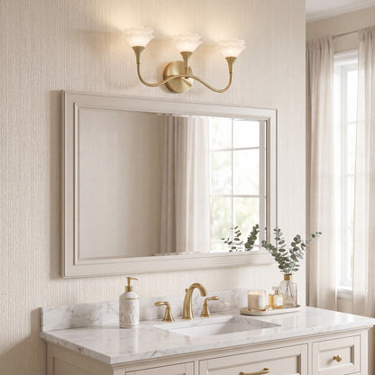 Savoy House Florena 3 Lt Bath Sconce, Noble Brass