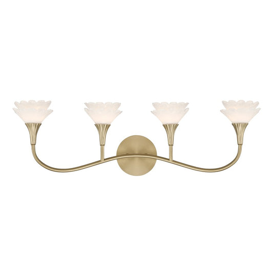Savoy House Florena 4 Lt Bath Sconce, Noble Brass