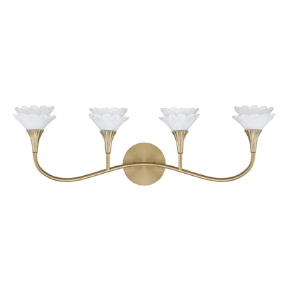 Savoy House Florena 4 Lt Bath Sconce, Noble Brass