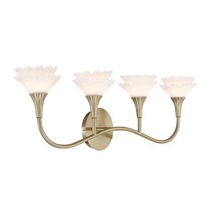 Savoy House Florena 4 Lt Bath Sconce, Noble Brass