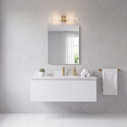 Savoy House Beaumont LED 18" Bath Sconce, Noble Brass