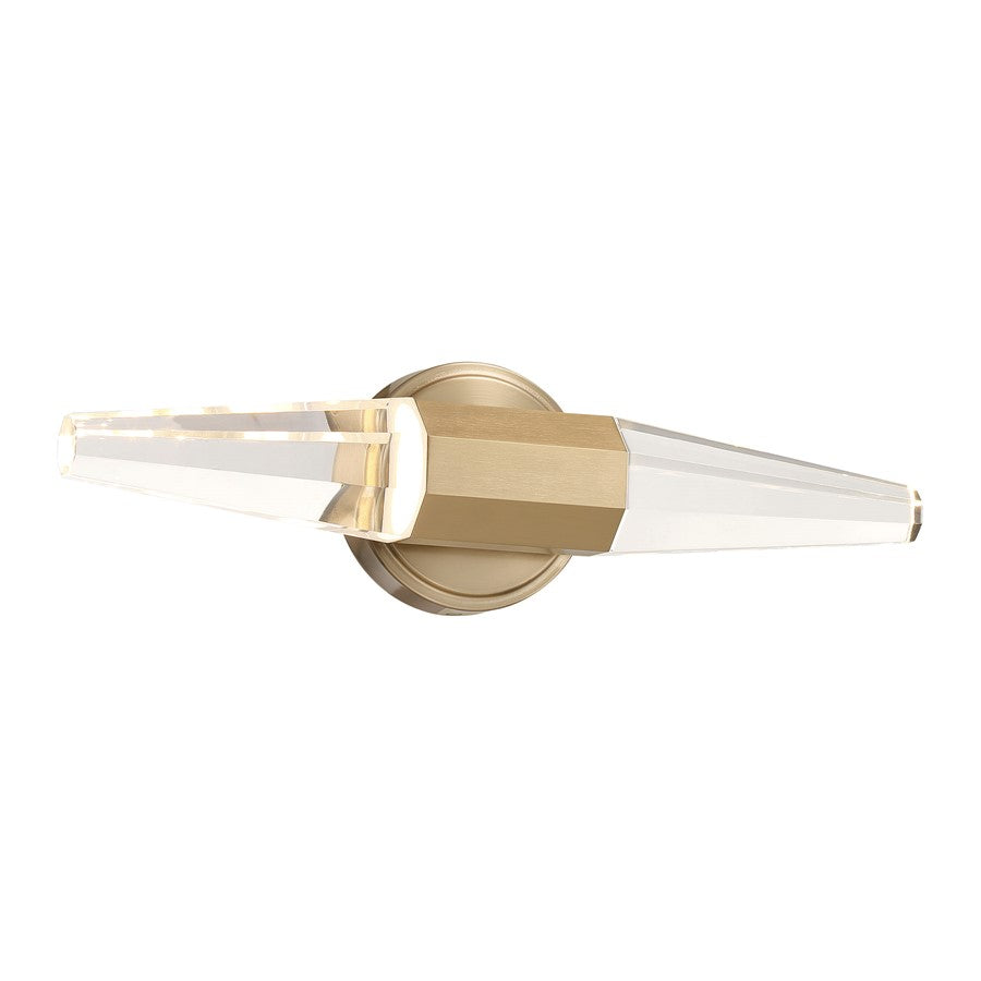 Savoy House Beaumont LED 18" Bath Sconce, Noble Brass