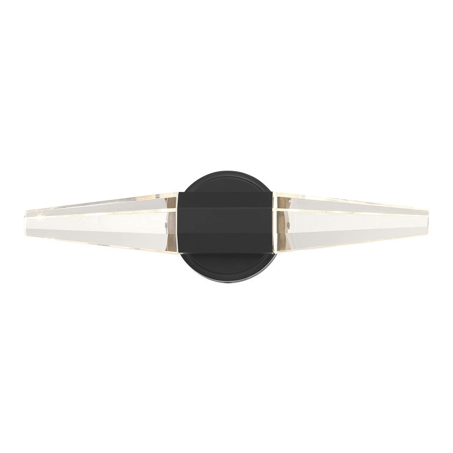 Savoy House Beaumont LED 18" Bath Sconce, Black Lustre