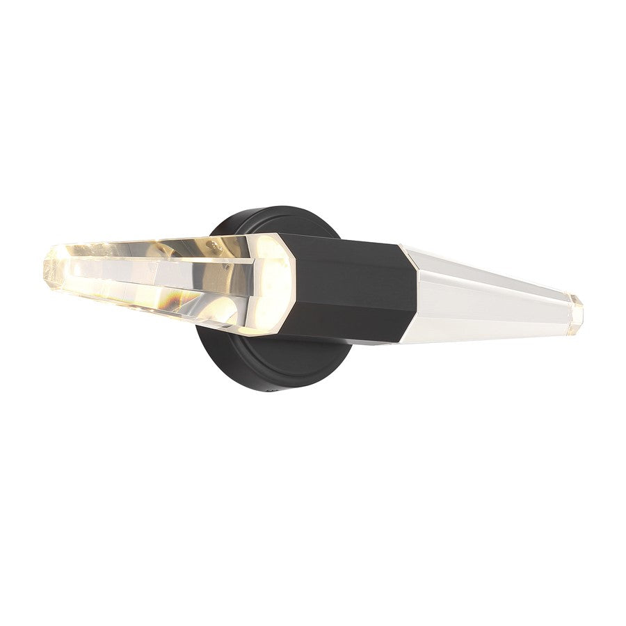 Savoy House Beaumont LED 18" Bath Sconce, Black Lustre