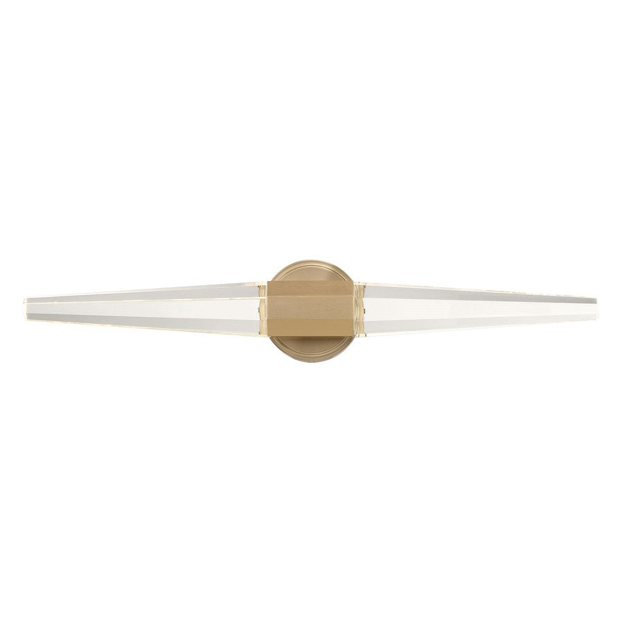 Savoy House Beaumont LED 28" Bath Sconce, Noble Brass