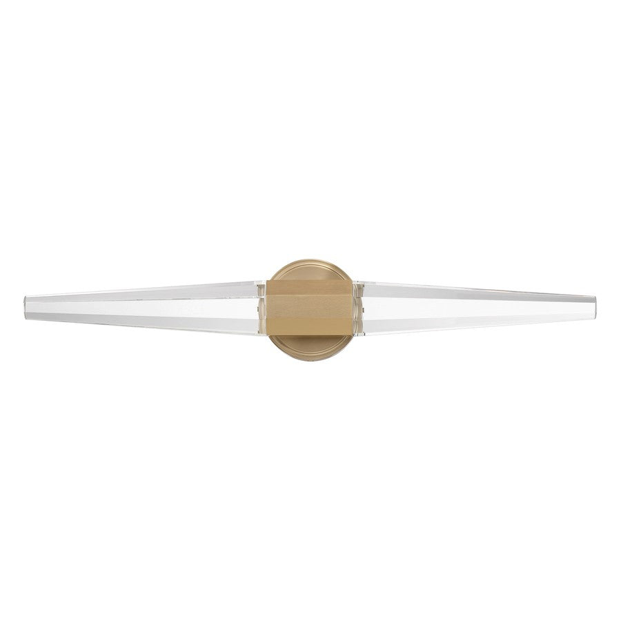 Savoy House Beaumont LED 28" Bath Sconce, Noble Brass