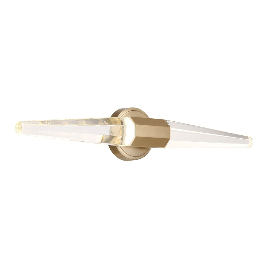 Savoy House Beaumont LED 28" Bath Sconce, Noble Brass