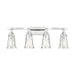 Savoy House Albany 4-Light Bathroom Vanity Light, Polished Chrome - 8-560-4-11