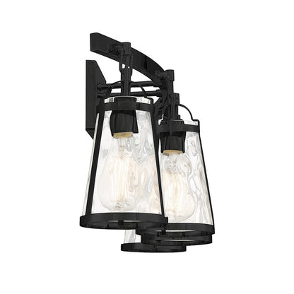 4 Light Bathroom Vanity Light, Black