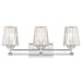 Savoy House Garnet 3-Light Bathroom Vanity Light, Polished Nickel - 8-6001-3-109