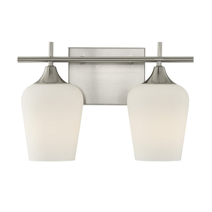 Savoy House Essentials Octave 14" Bath Sconce, Satin Nickel
