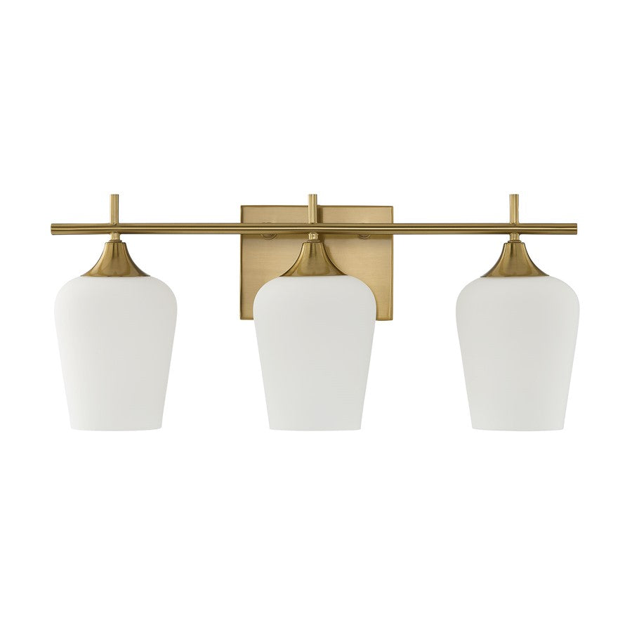 Savoy House Essentials Octave 21" Bath Sconce, Warm Brass