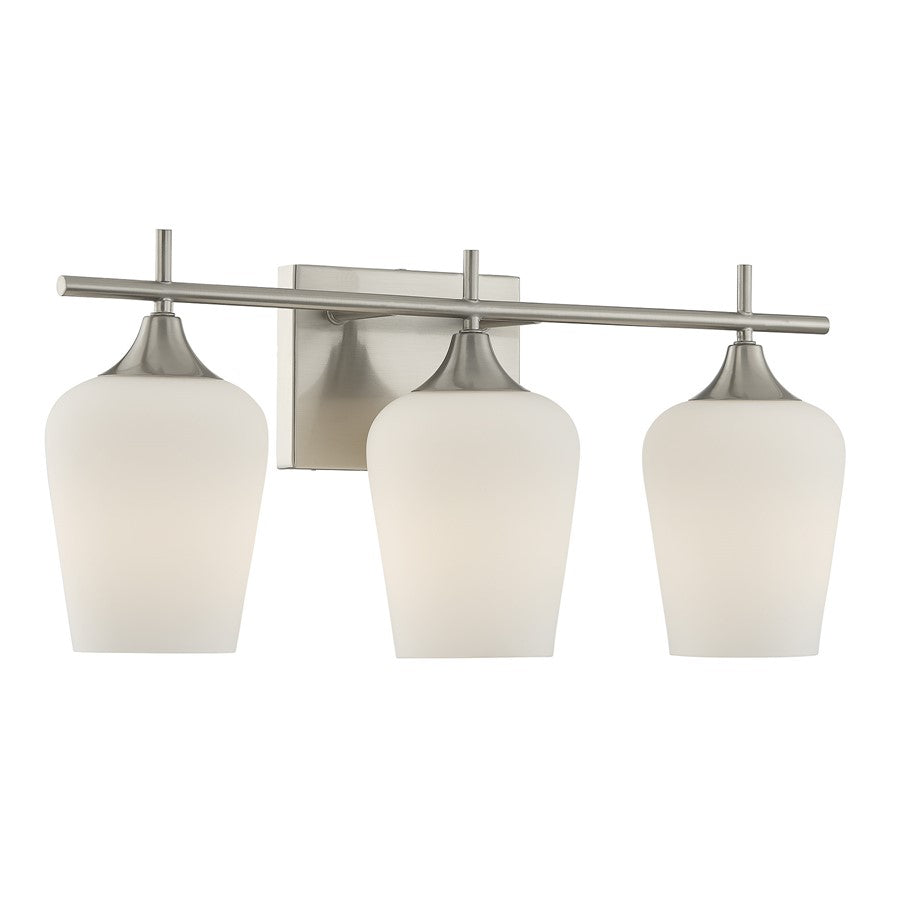 Savoy House Essentials Octave 21" Bath Sconce, Satin Nickel