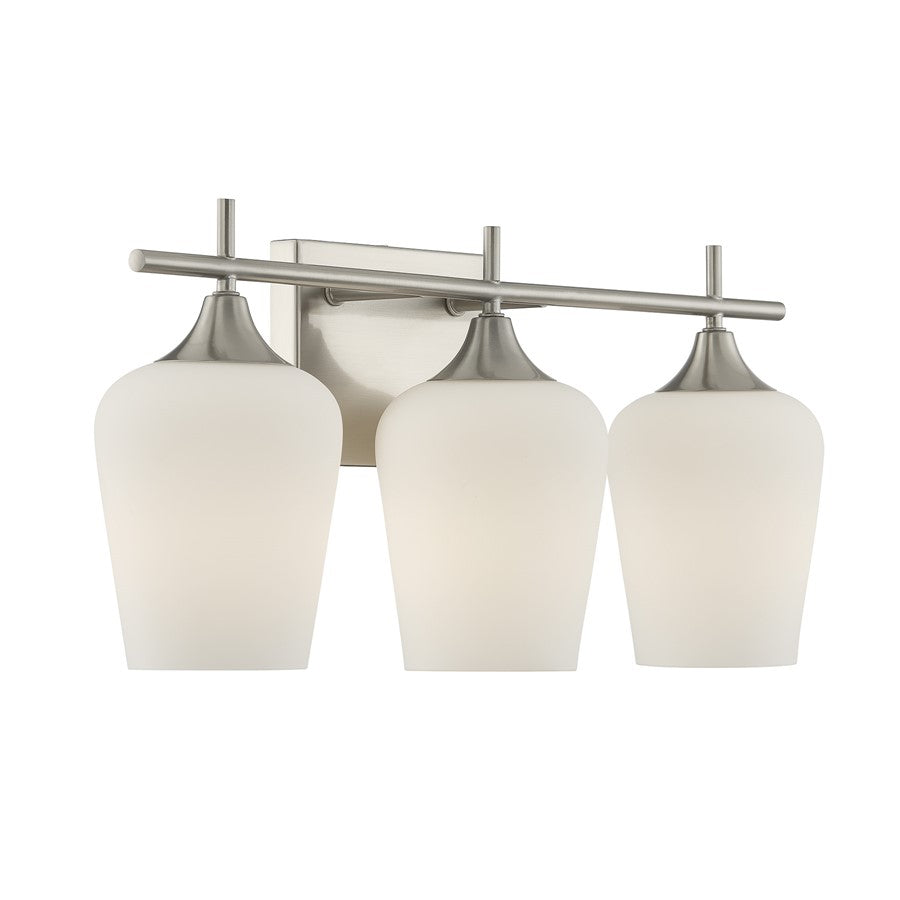 Savoy House Essentials Octave 21" Bath Sconce, Satin Nickel