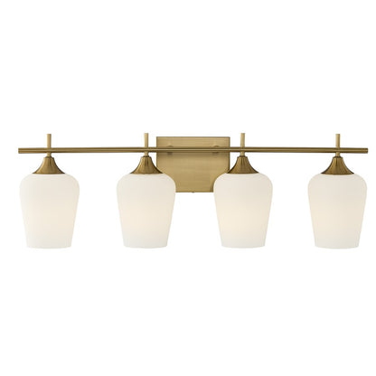 Savoy House Essentials Octave 29" Bath Sconce, Warm Brass