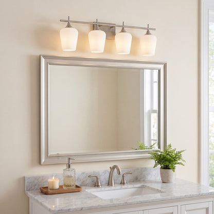 Savoy House Essentials Octave 29" Bath Sconce, Satin Nickel