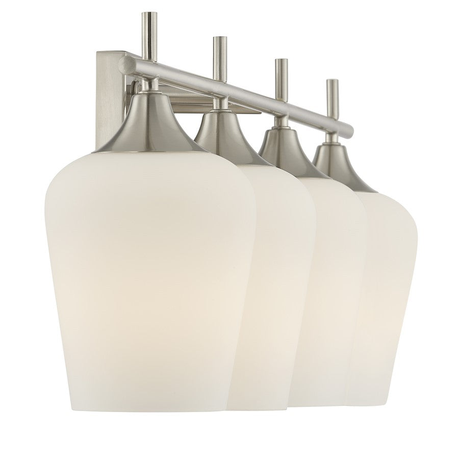 Savoy House Essentials Octave 29" Bath Sconce, Satin Nickel