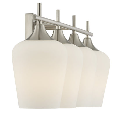 Savoy House Essentials Octave 29" Bath Sconce, Satin Nickel
