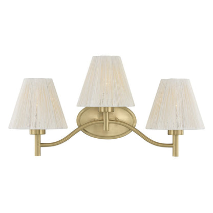 Savoy House Rosa 3 Lt Bath Sconce, Noble Brass