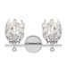 Savoy House Moreno 2-Light Bathroom Vanity Light, Chrome - 8-6601-2-11