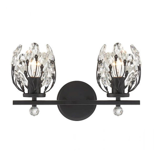 2 Light Bathroom Vanity Light, Chrome
