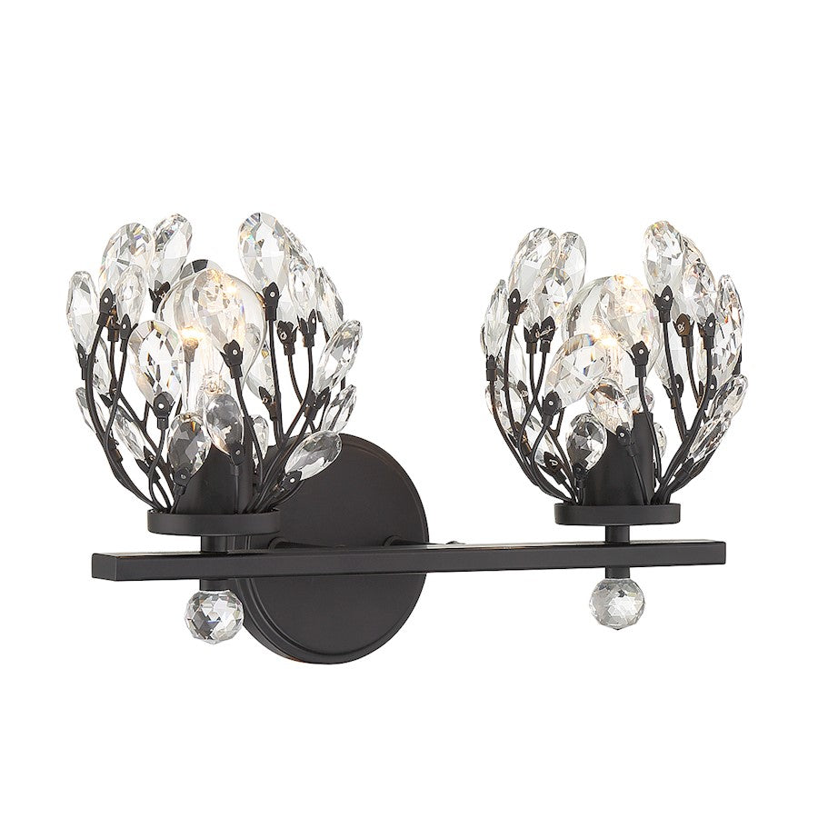 2 Light Bathroom Vanity Light, Chrome