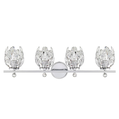 4 Light Bathroom Vanity Light, Chrome