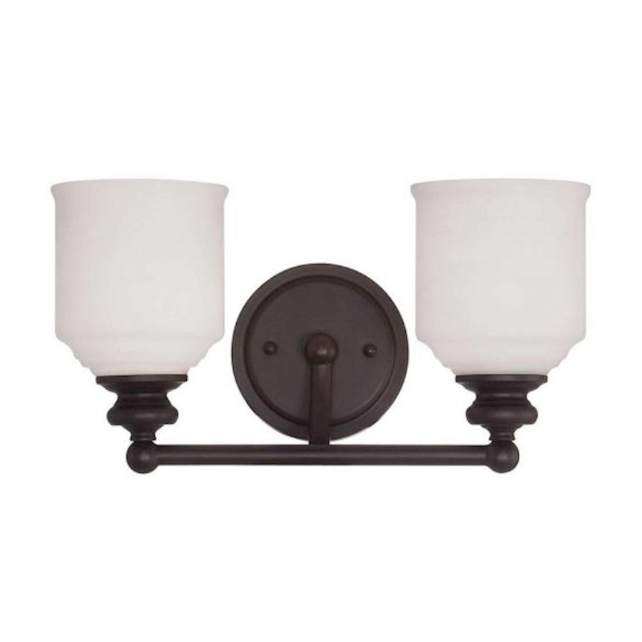 2 Light Bathroom Vanity Light, English Bronze