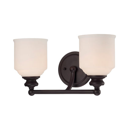 2 Light Bathroom Vanity Light, English Bronze