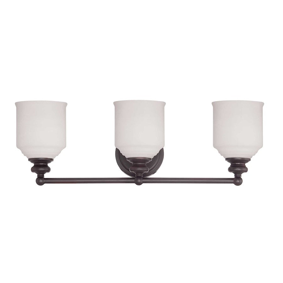 3 Light Bathroom Vanity Light, English Bronze
