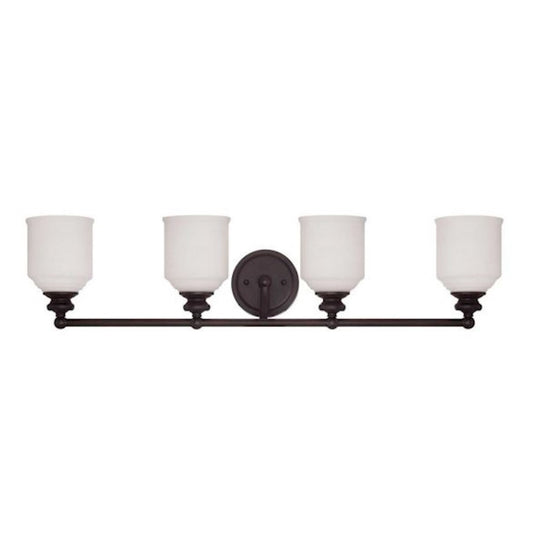 4 Light Bathroom Vanity Light, English Bronze