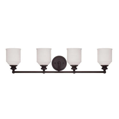4 Light Bathroom Vanity Light, English Bronze