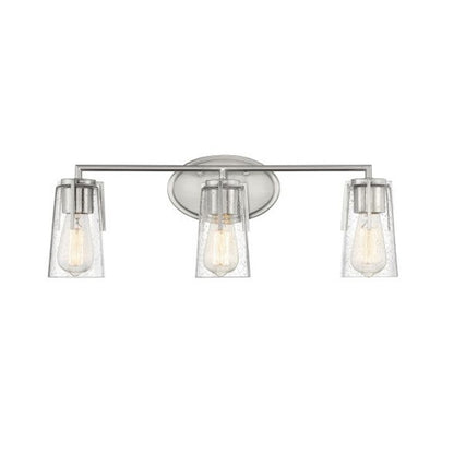 3 Light Bathroom Vanity Light, Black