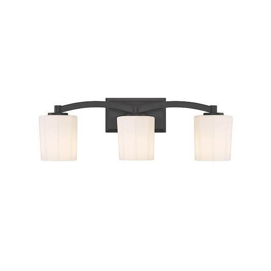 Savoy House Whitney 3-Light Bathroom Vanity Light, Matte Black - 8-7710-3-BK