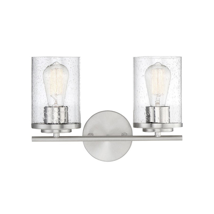 Savoy House Marshall 2Lt Bathroom Vanity Light, Chrome - 8-8020-2-11