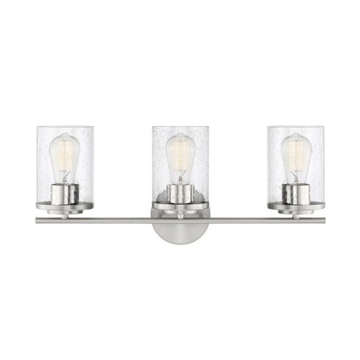 Savoy House Marshall 3Lt Bathroom Vanity Light, Chrome - 8-8020-3-11