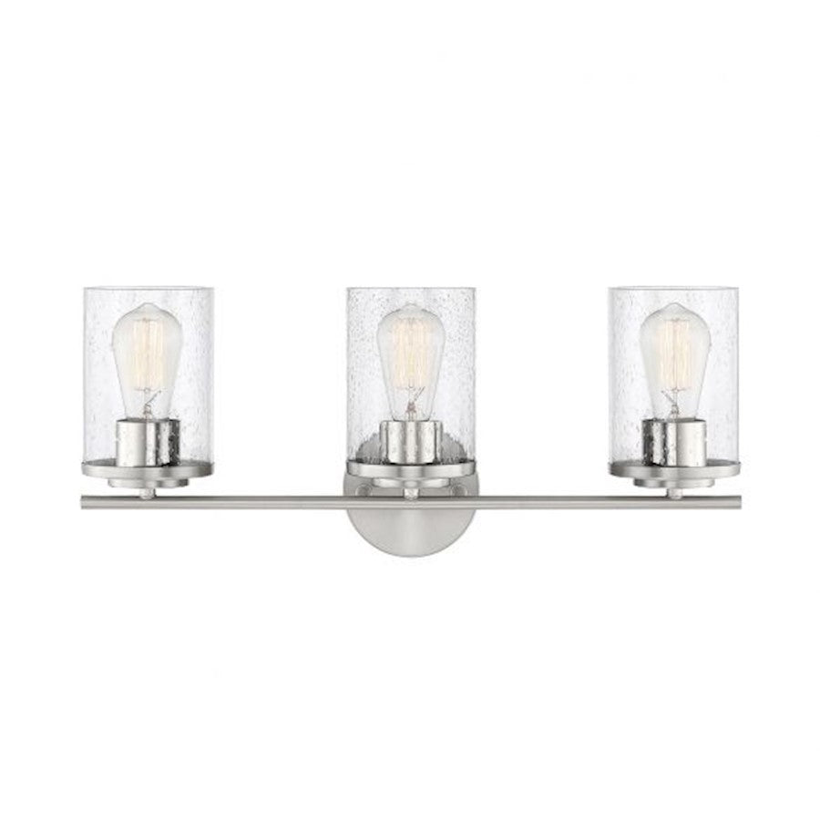 3 Light Bathroom Vanity Light, Chrome