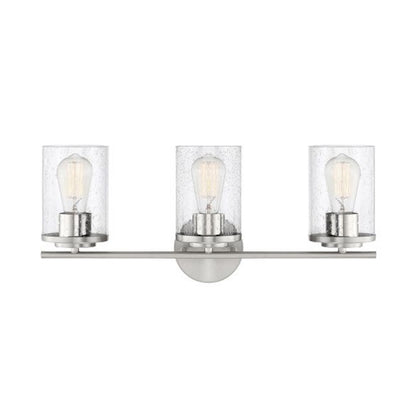 3 Light Bathroom Vanity Light, Chrome