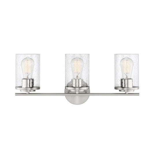 3 Light Bathroom Vanity Light, Chrome