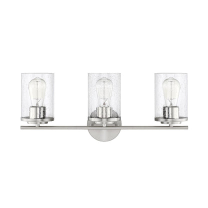 3 Light Bathroom Vanity Light, Chrome