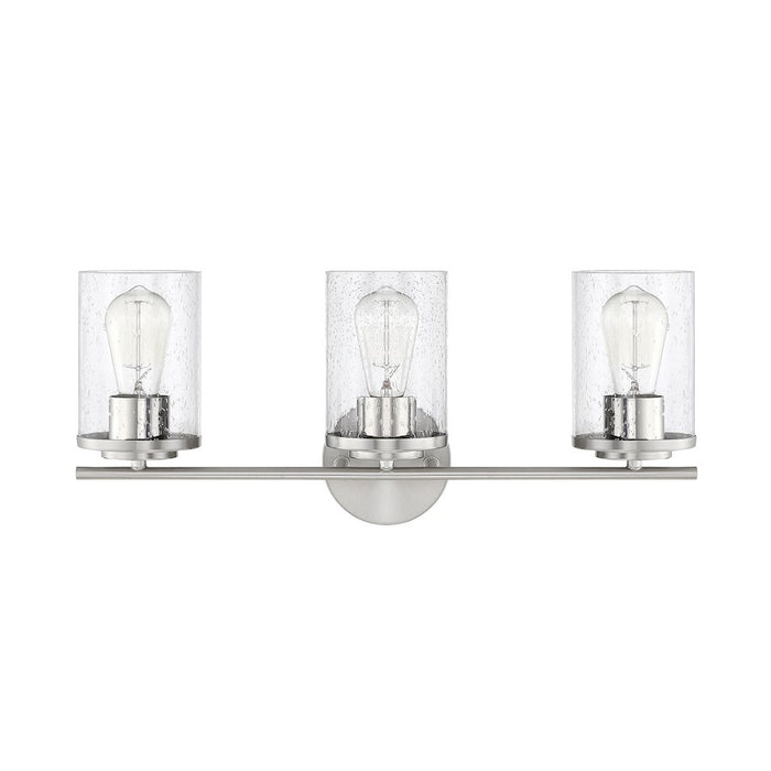 Savoy House Marshall 3Lt Bathroom Vanity Light, Chrome