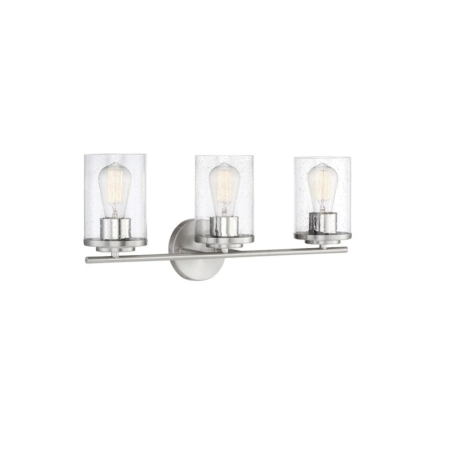 3 Light Bathroom Vanity Light, Chrome