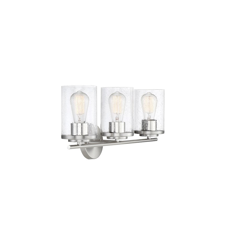 3 Light Bathroom Vanity Light, Chrome